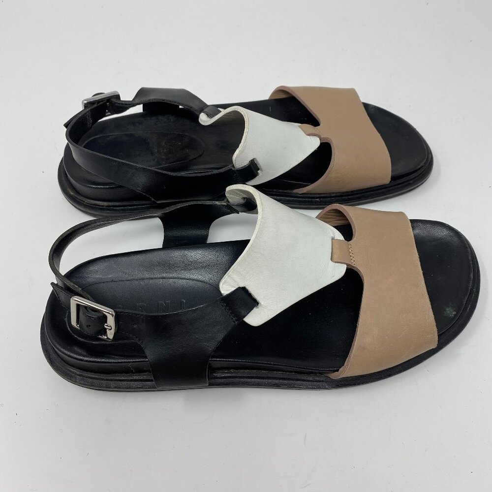 marni leather open toe sandals